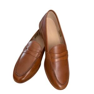 J. Crew Brown Leather Loafers